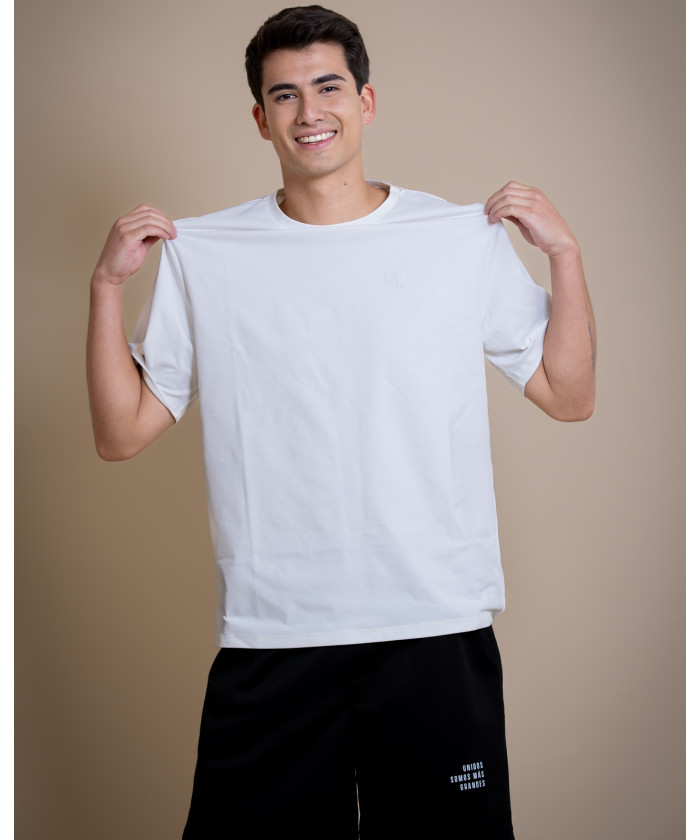 POLERA "CB" BLANCA